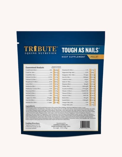 Tribute Tough As Nails Hoof Supplent For Horses 11 lbs