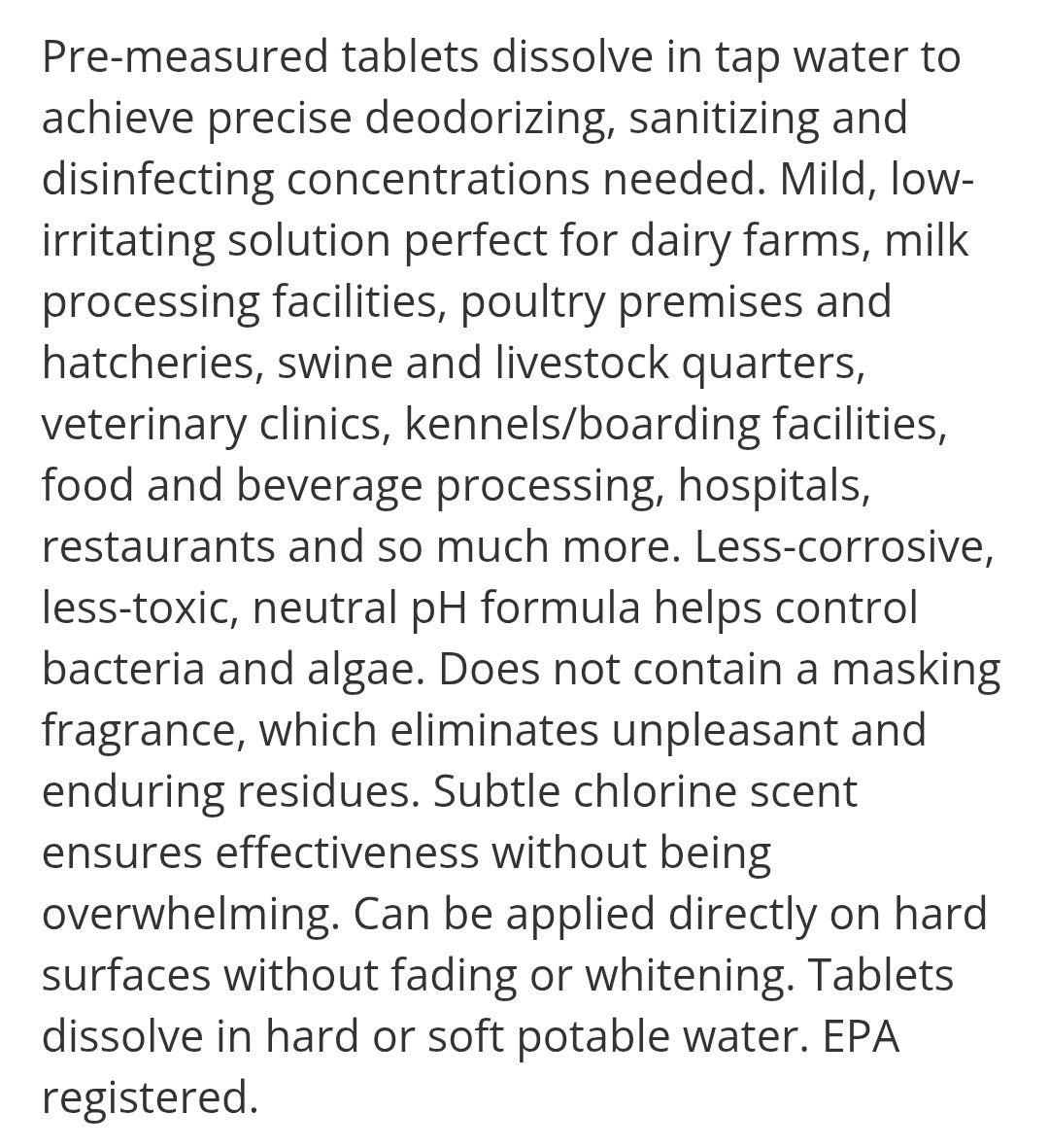 Effersan Multi- Purpose Sanitizer & Disinfecting 100 Tablets