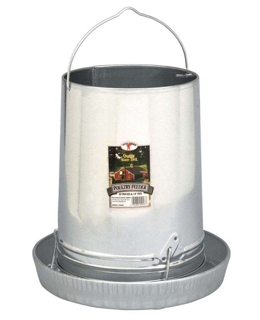 Galvanized Hanging Feeder 30 lbs