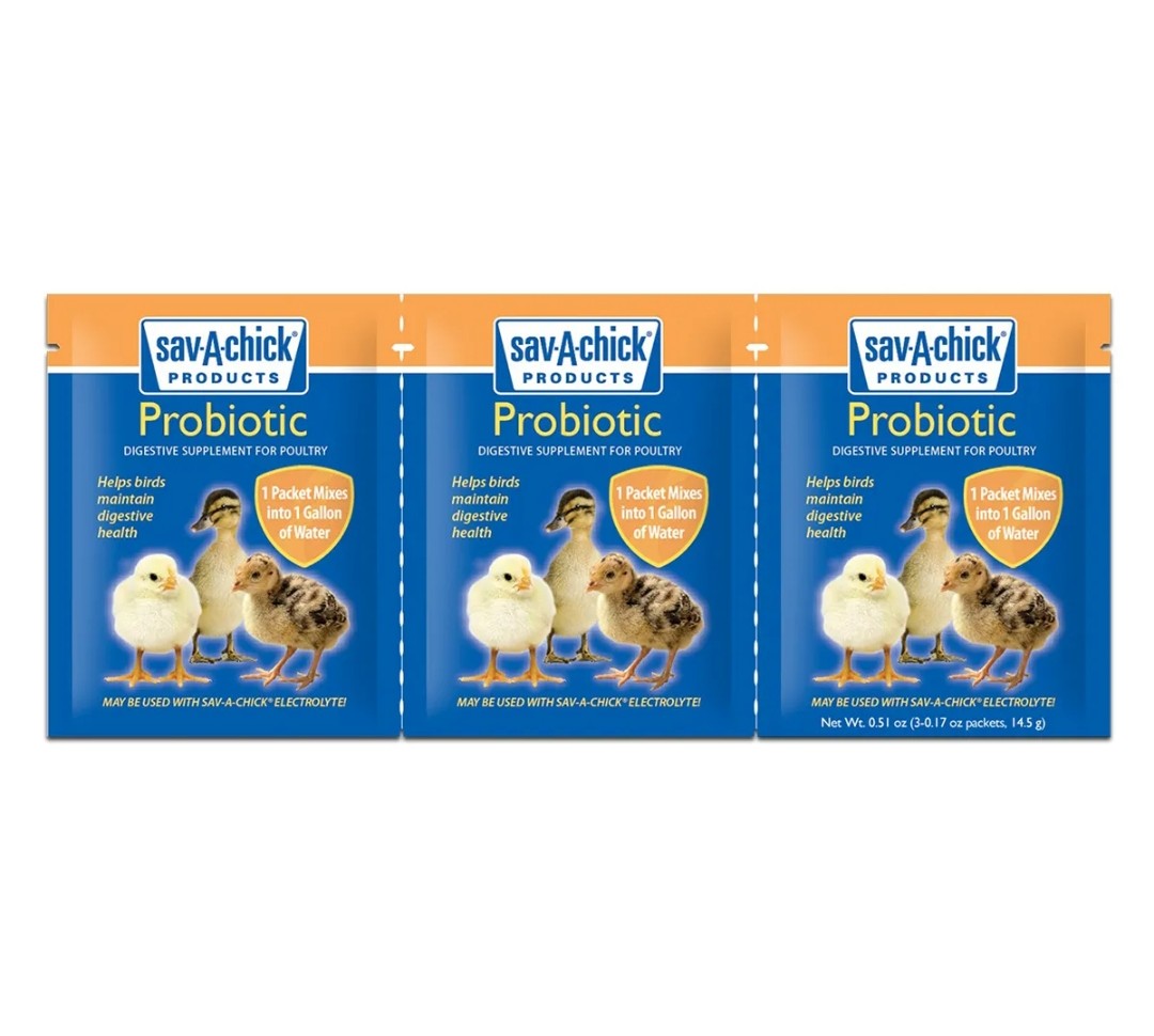 Sav-A-Chick Probiotic Supplement 0.17 oz X 3 pack