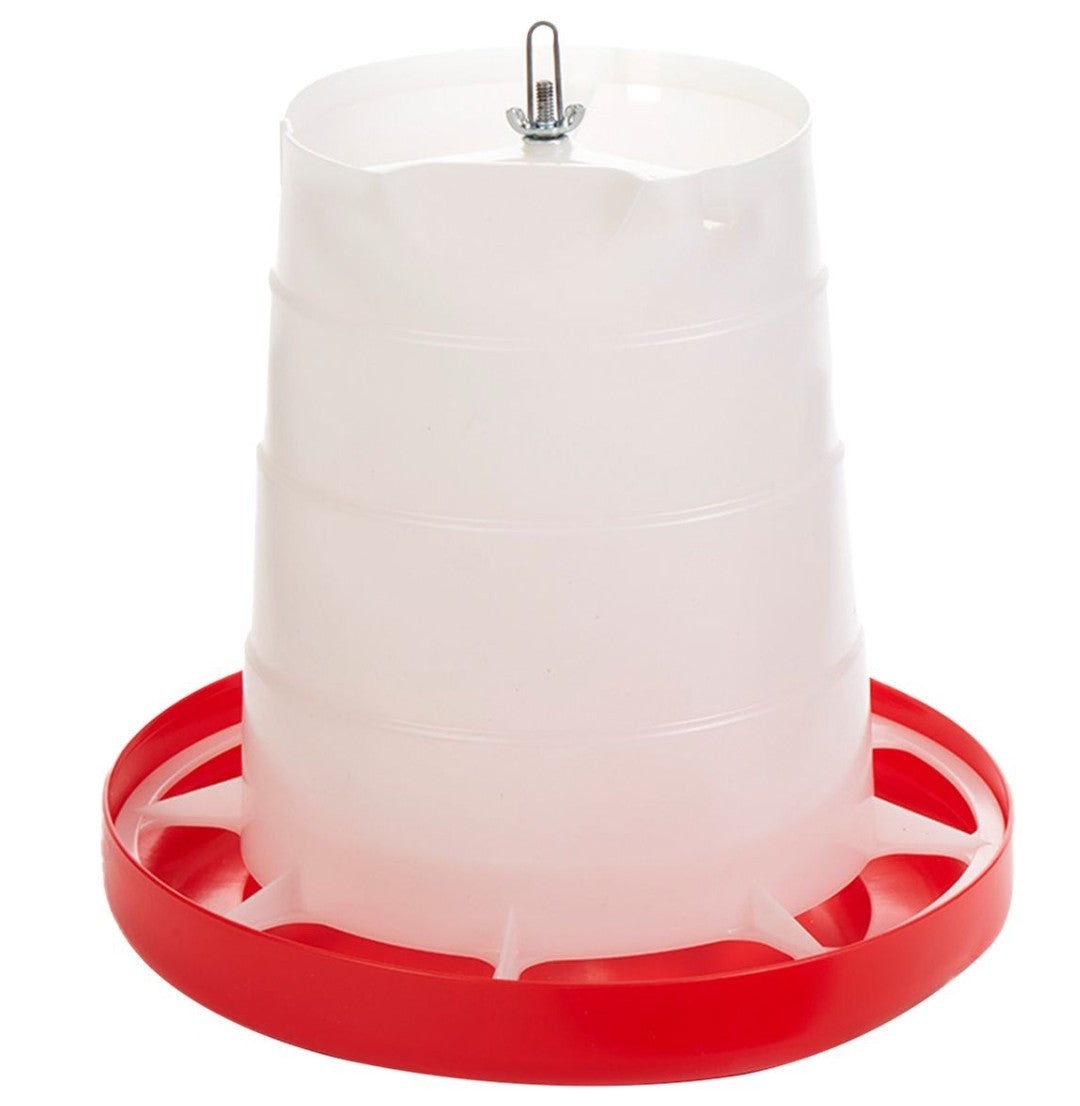 Deluxe Plastic Hanging Poultry Feeder 11 lbs