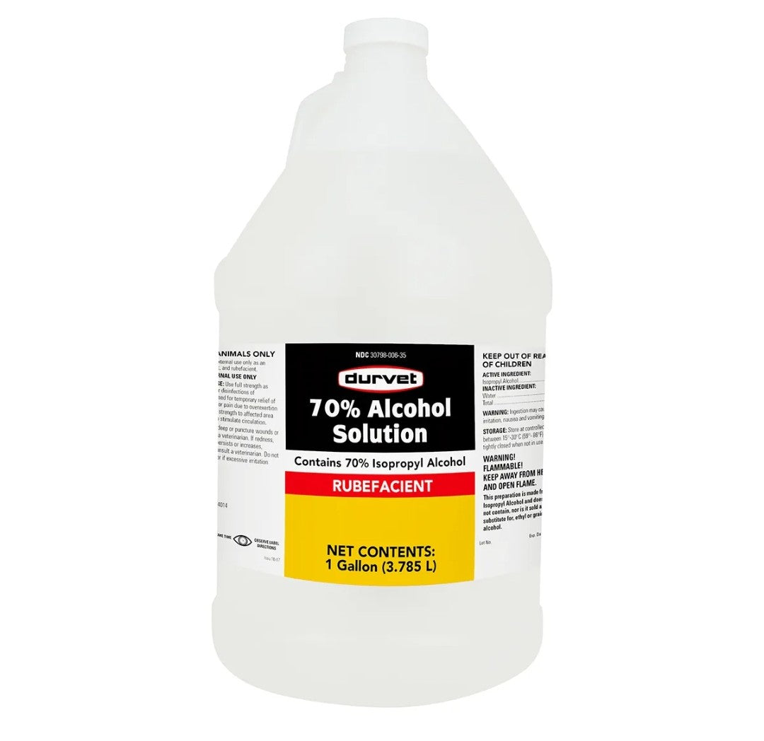 Durvet 70% Alcohol Solution 1 gallon