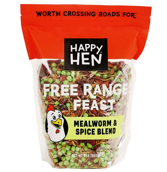 Happy Hen Free Range Feast Mealworm and Spice 2 lbs