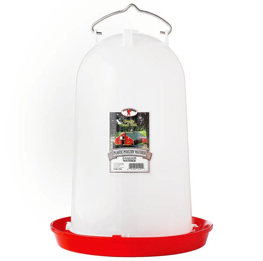 Plastic Poultry Waterer 3 gallon