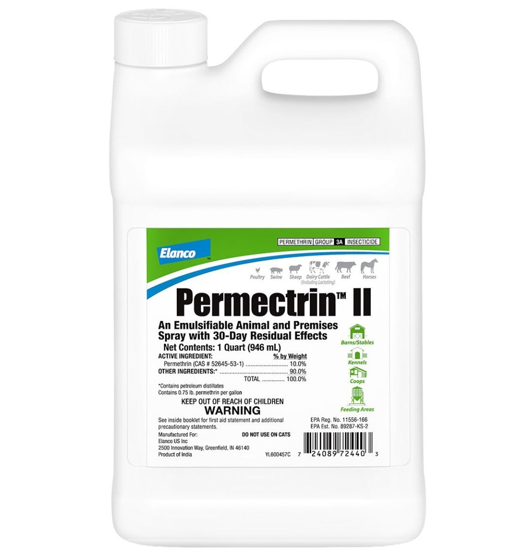 Permectrin ll Animal and Premise Insecticide Concentrate qt