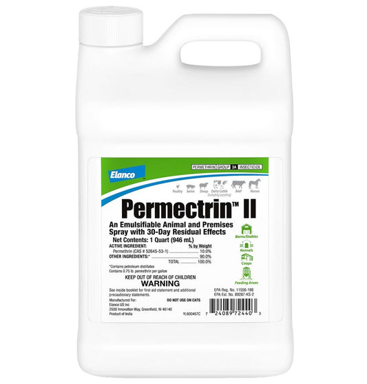 Permectrin ll Animal and Premise Insecticide Concentrate qt