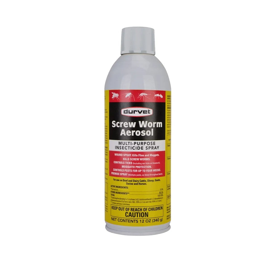 Screw Worm Aerosol Multi Purpose Insecticide Spray 12 oz