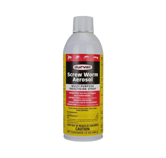 Screw Worm Aerosol Multi Purpose Insecticide Spray 12 oz