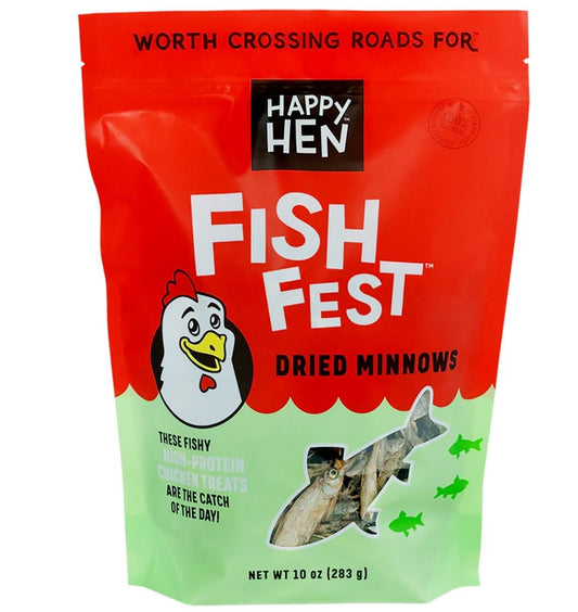 Happy Hen Fish Fest Dried Minnows 10 oz