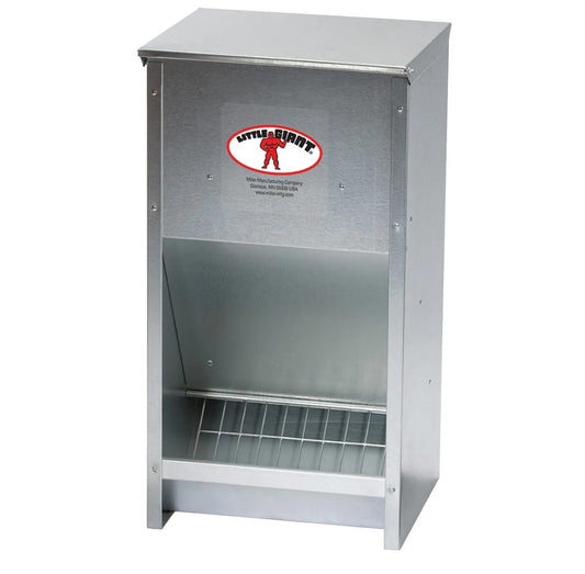 Galvanized High Capacity Poultry Feeder 25 lbs