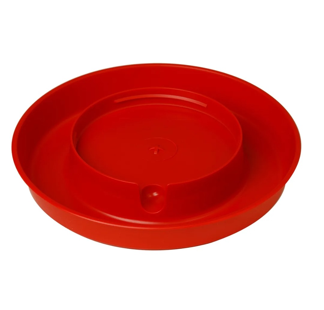 Plastic Screw on Poultry Waterer Base For Gallon Jar