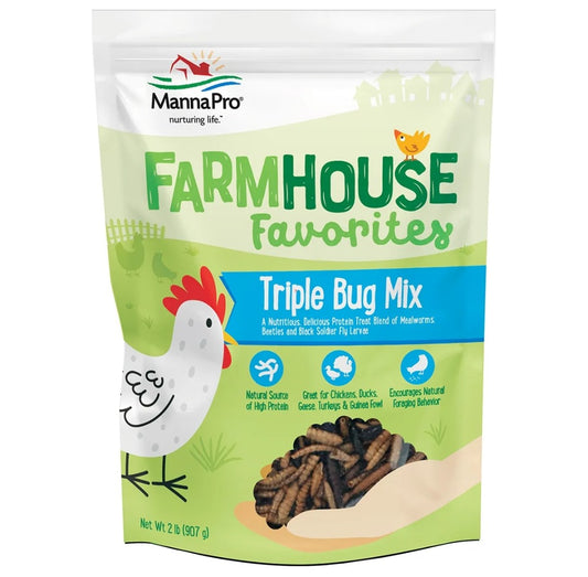 Manna Pro Farmhouse Favorites Ttiple Bug Mix 2 lbs