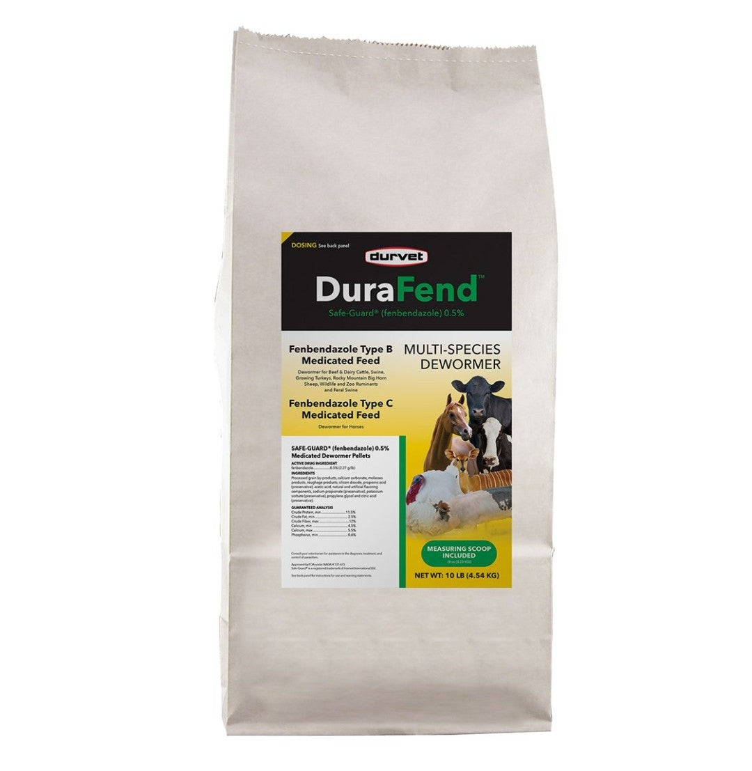 DuraFend Fenbendazole Type B and C Multi Species Medicated Dewormer 10 lbs