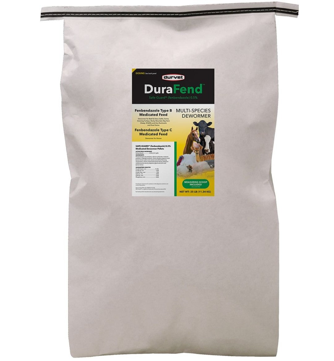 DuraFend Fenbendazole Type B and C Multi Species Medicated Dewormer 25 lbs
