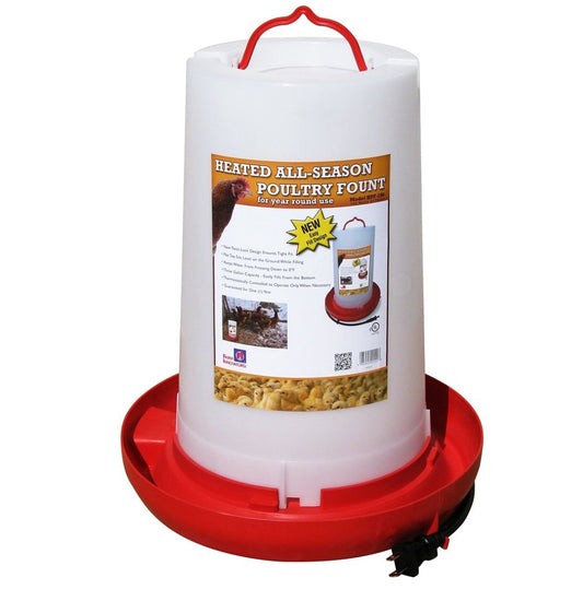 Heated All- Season Poultry Waterer 3 gallon