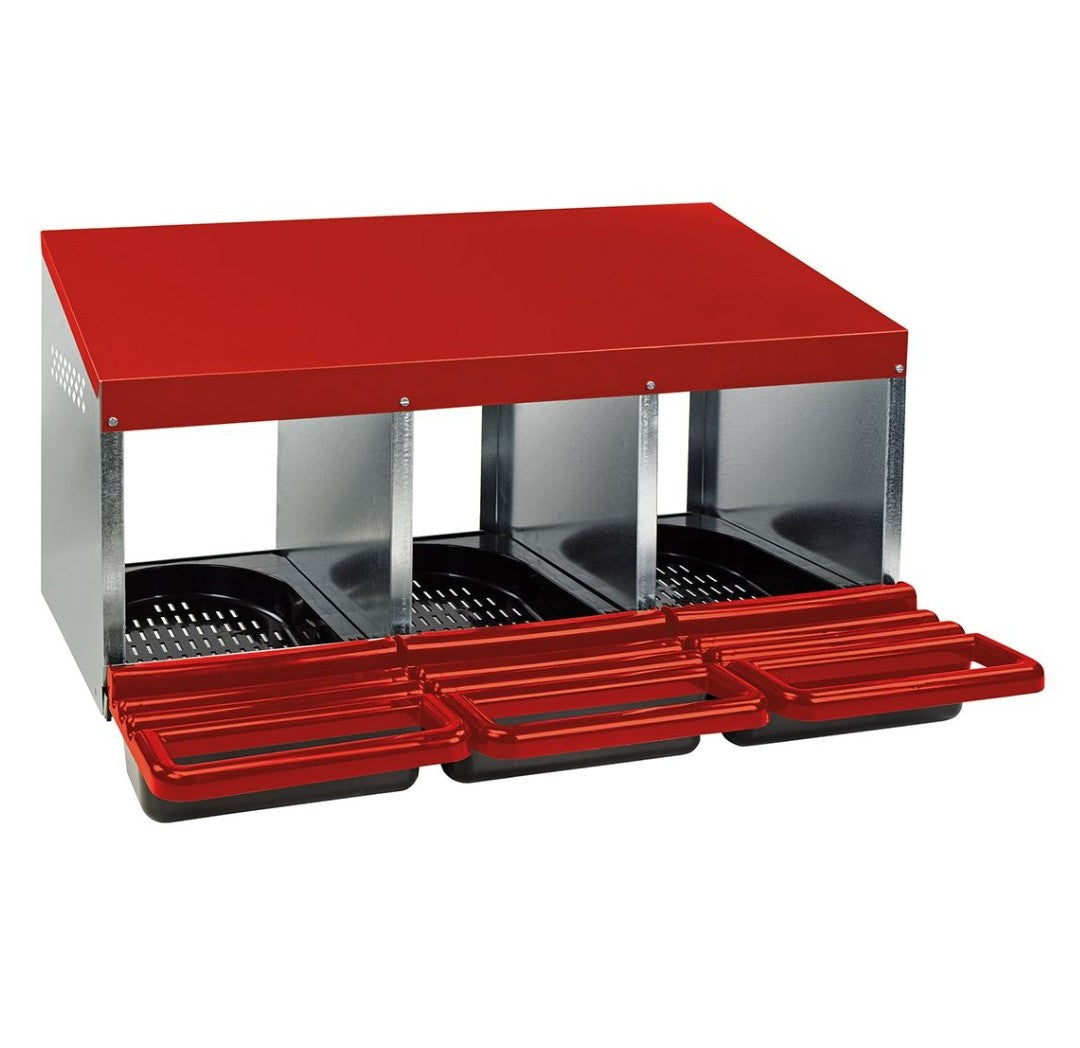 Galvanized Nesting Box Triple