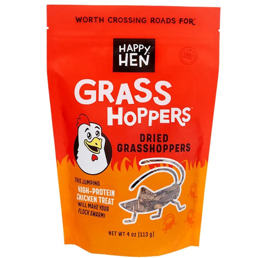 Happy Hen Dried Grasshoppers 4 oz