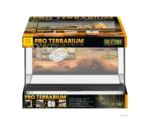 Exo Terra Pro Terrarium Low Small 18"×18"×12"