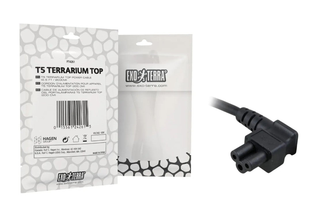 Exo Terra T5 Terrarium Top Power Cable