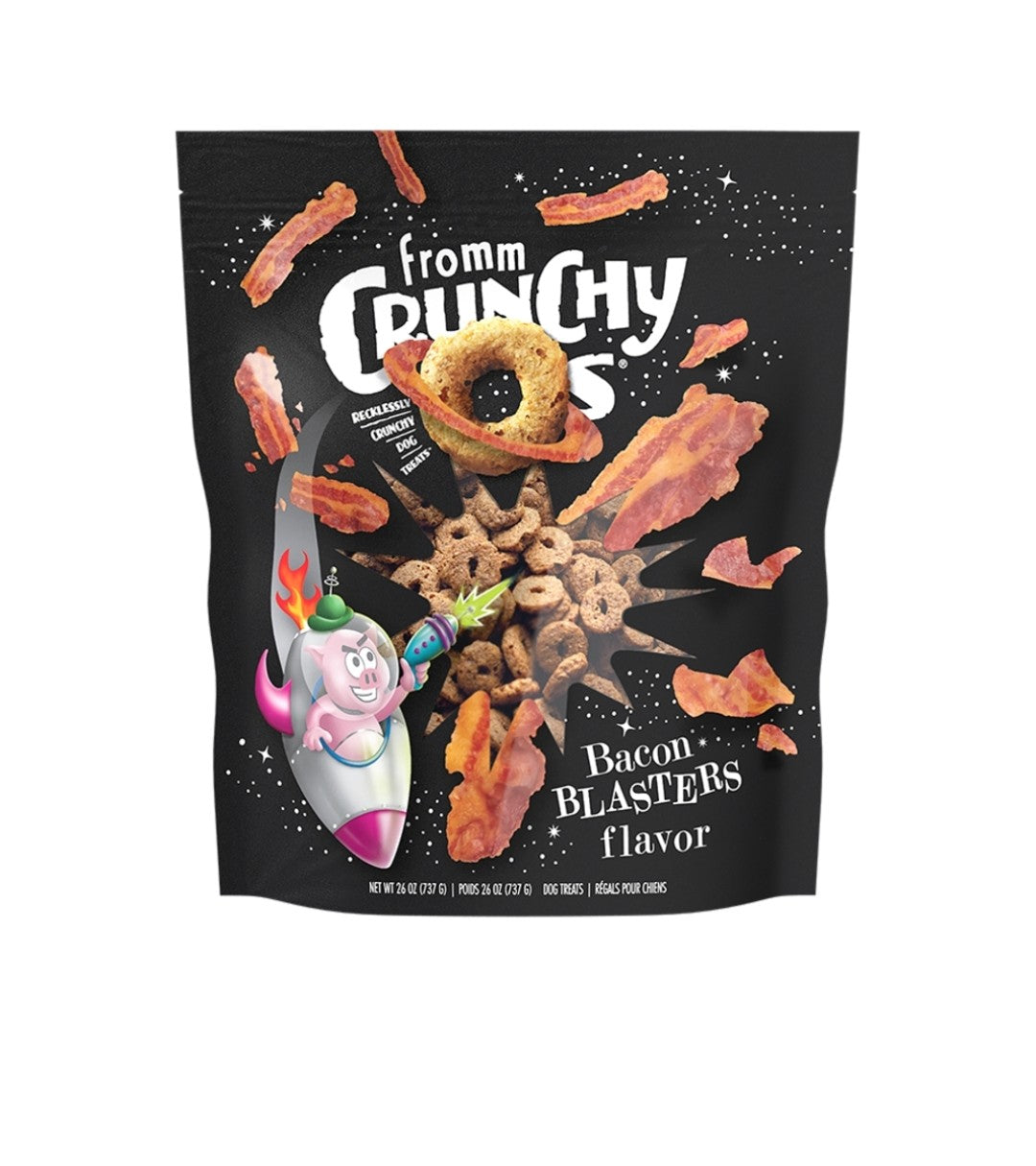 Fromm Dog Crunchy o's Bacon Blasters 6 oz