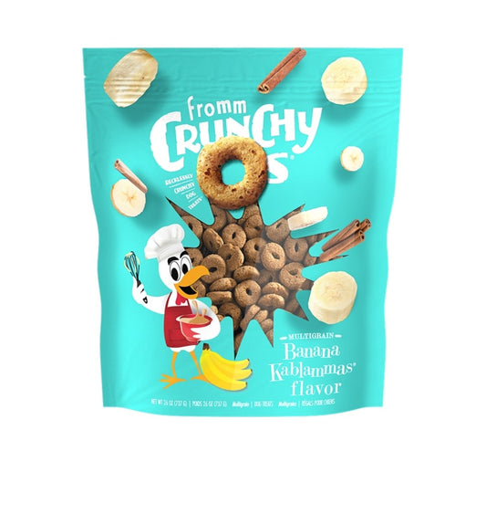 Fromm Dog Crunchy o's Banana Kablammas 26 oz
