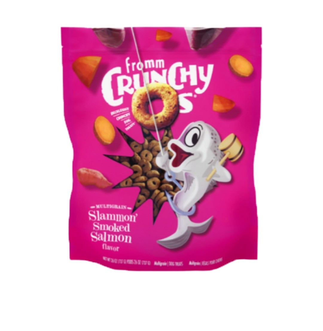 Fromm Dog Crunchy o's Slammon Salmon 26 oz