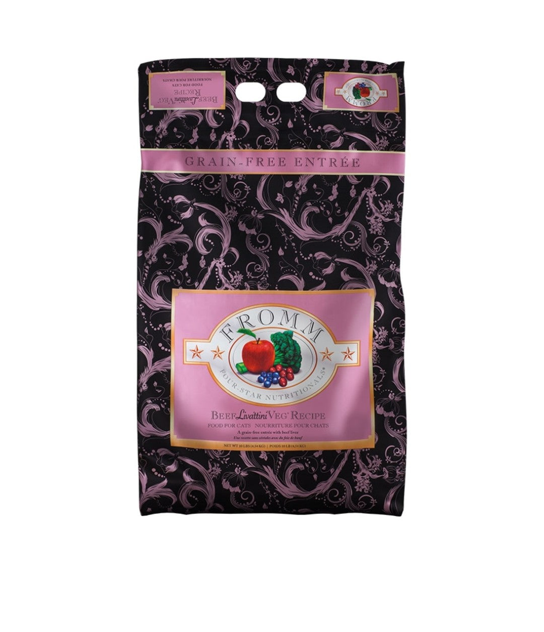 Fromm Cat 4 Star Grain Free Beef Livattini Veg 10 lbs