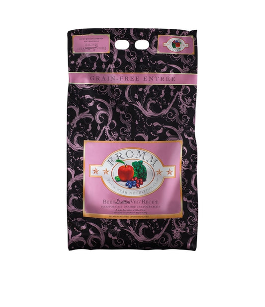 Fromm Cat 4 Star Grain Free Beef Livattini Veg 10 lbs