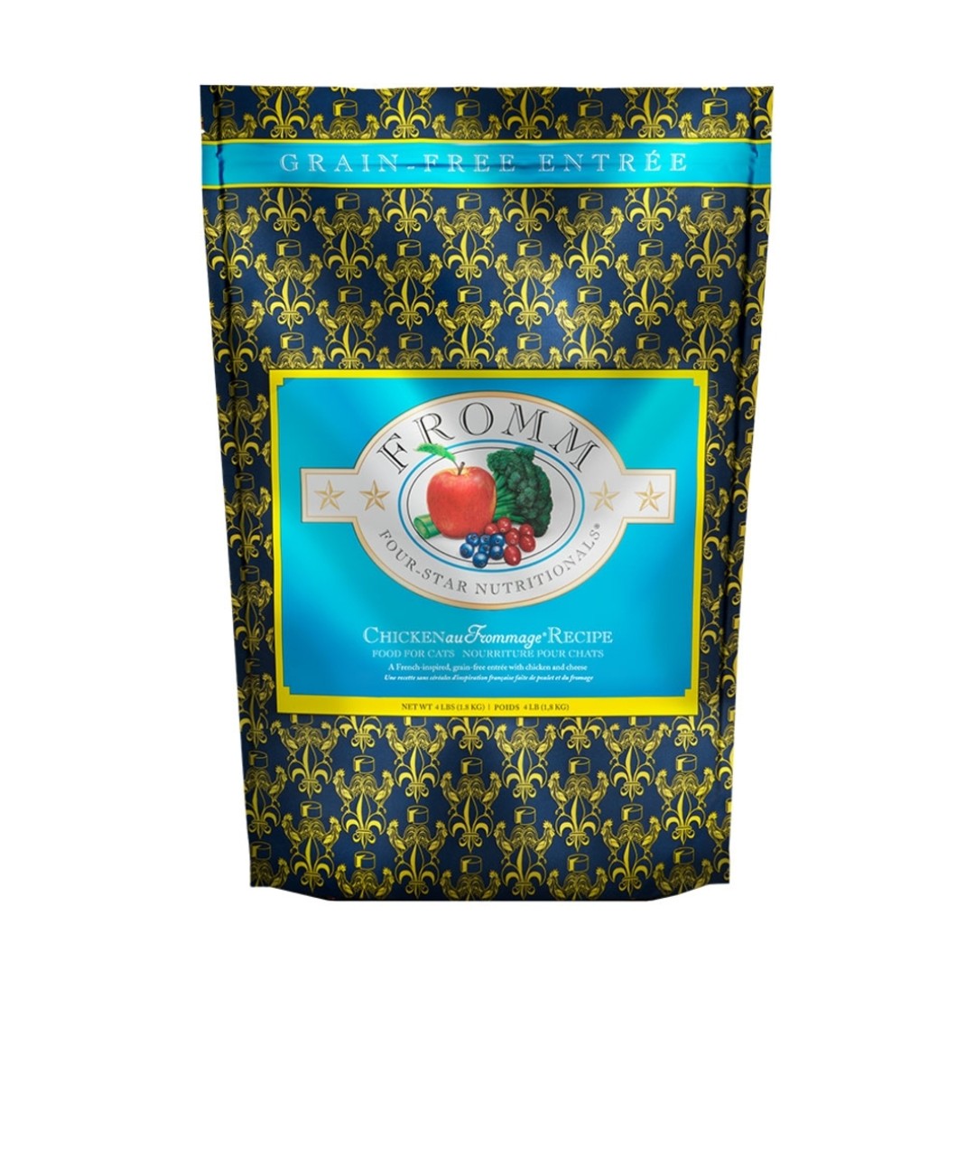 Fromm Cat 4 Star Grain Free Chicken Aufrommage 4 lbs