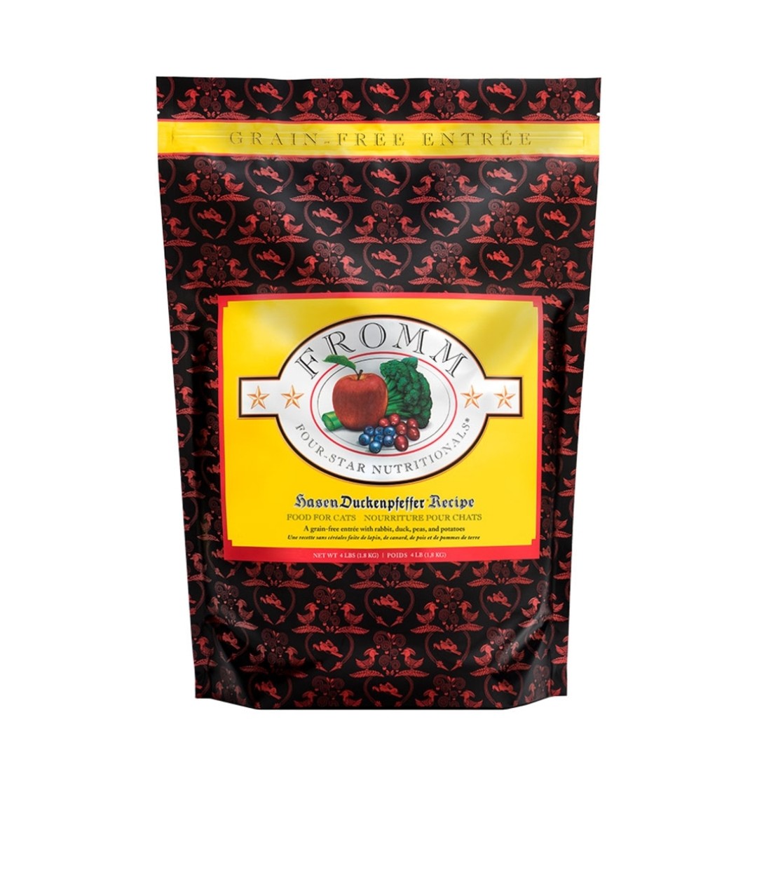 Fromm Cat 4 Star Grain Free Hasen Duckenpfeffer 4 lbs