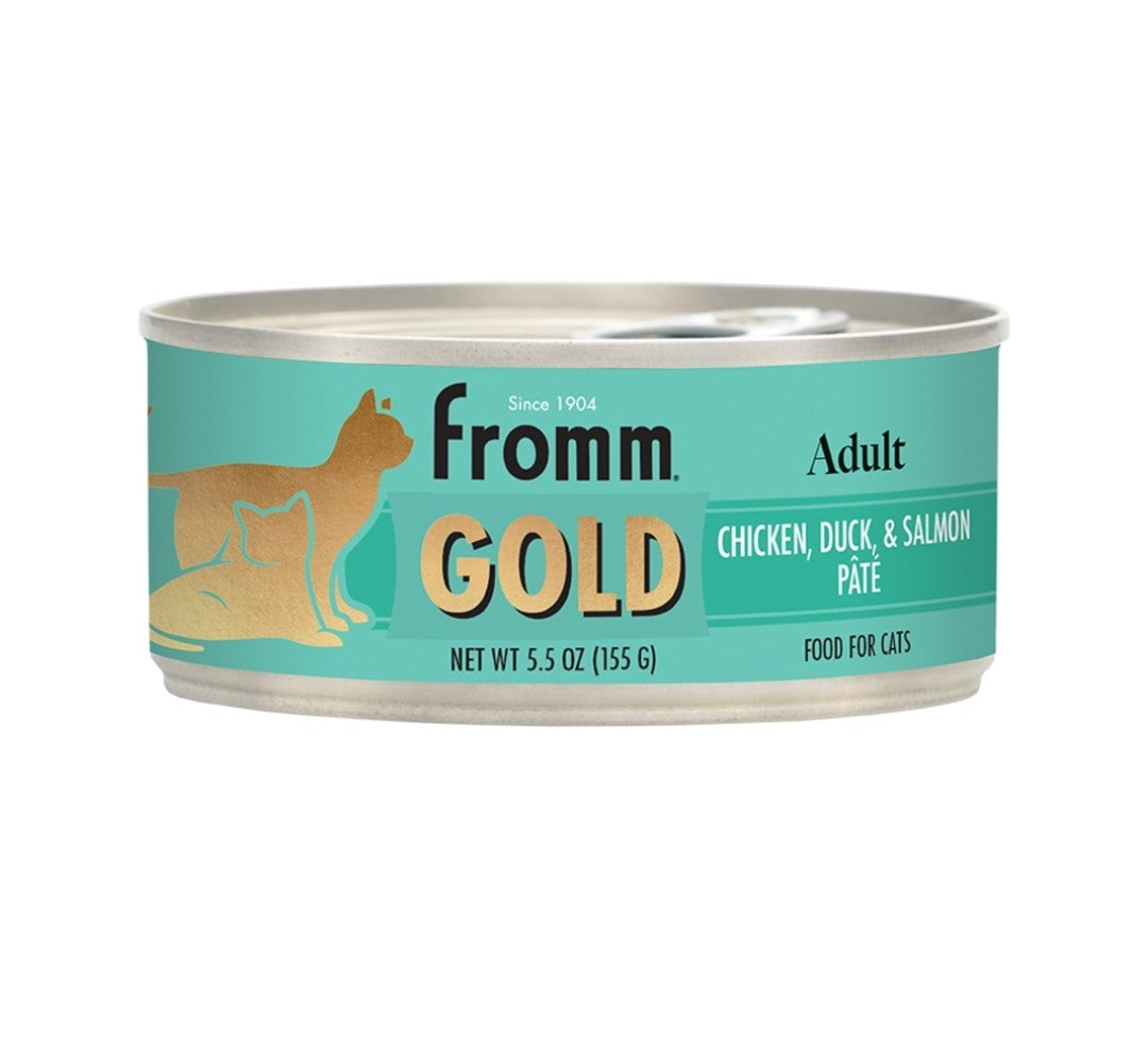 Fromm Cat Gold Adult Pate 5.5 oz cans 12 pack