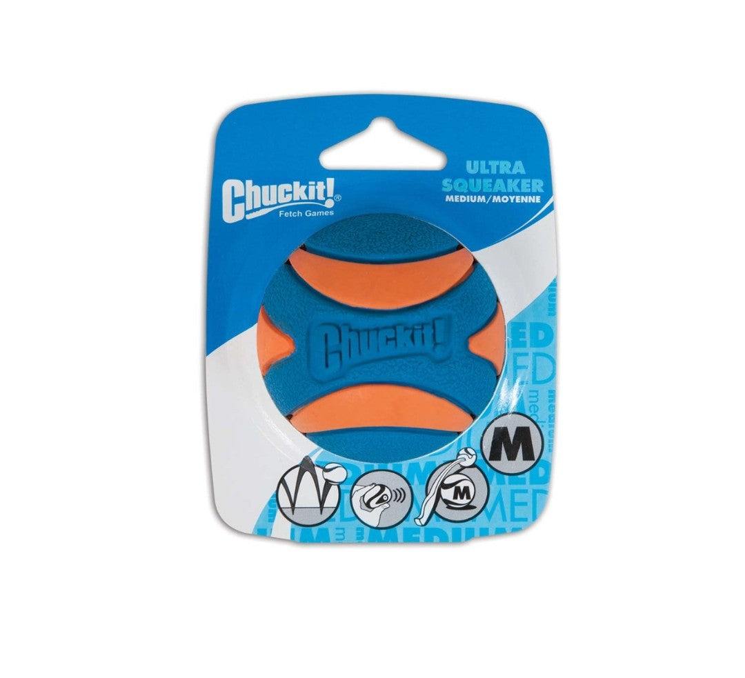 Chuckit Ultra Squeaker Ball Medium Dog Toy