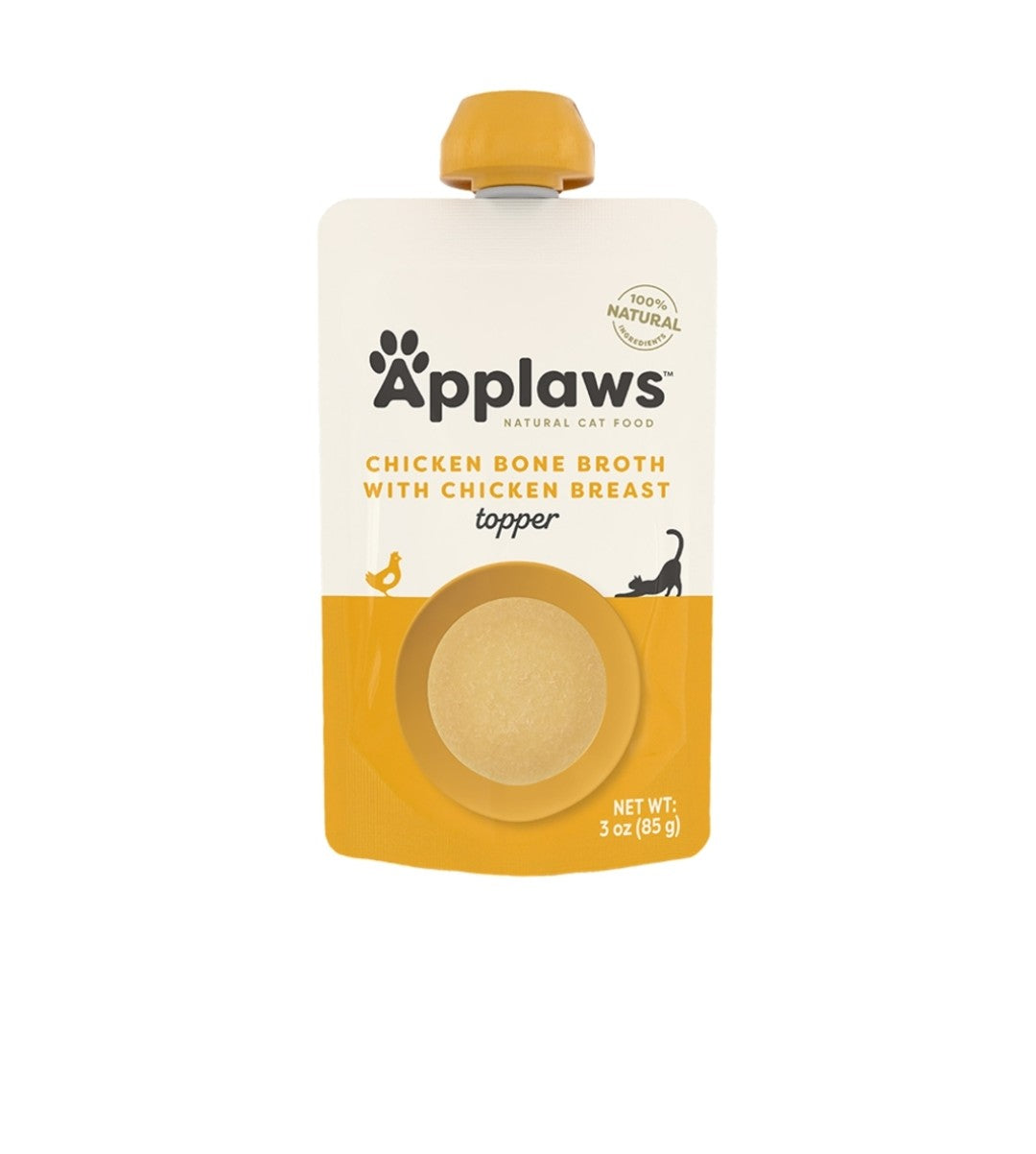 Applaws Cat Grain Free Chicken Bone Broth With Chicken Breast 3 oz pouch 12 pack