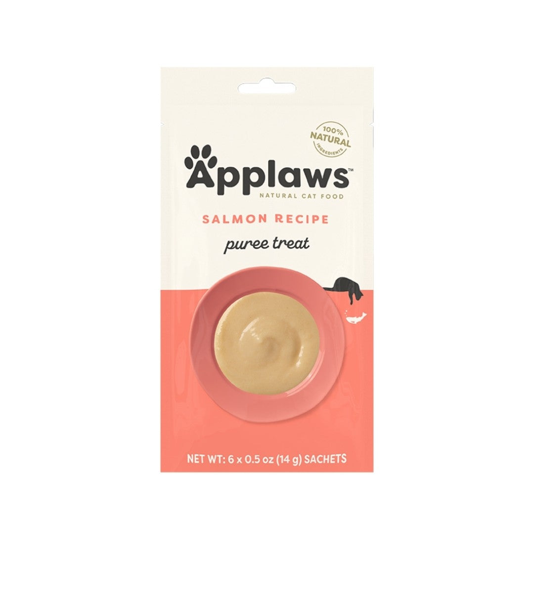 Applaws Cat Grain Free Salmon Puree Treat 6.05 oz 10 pack