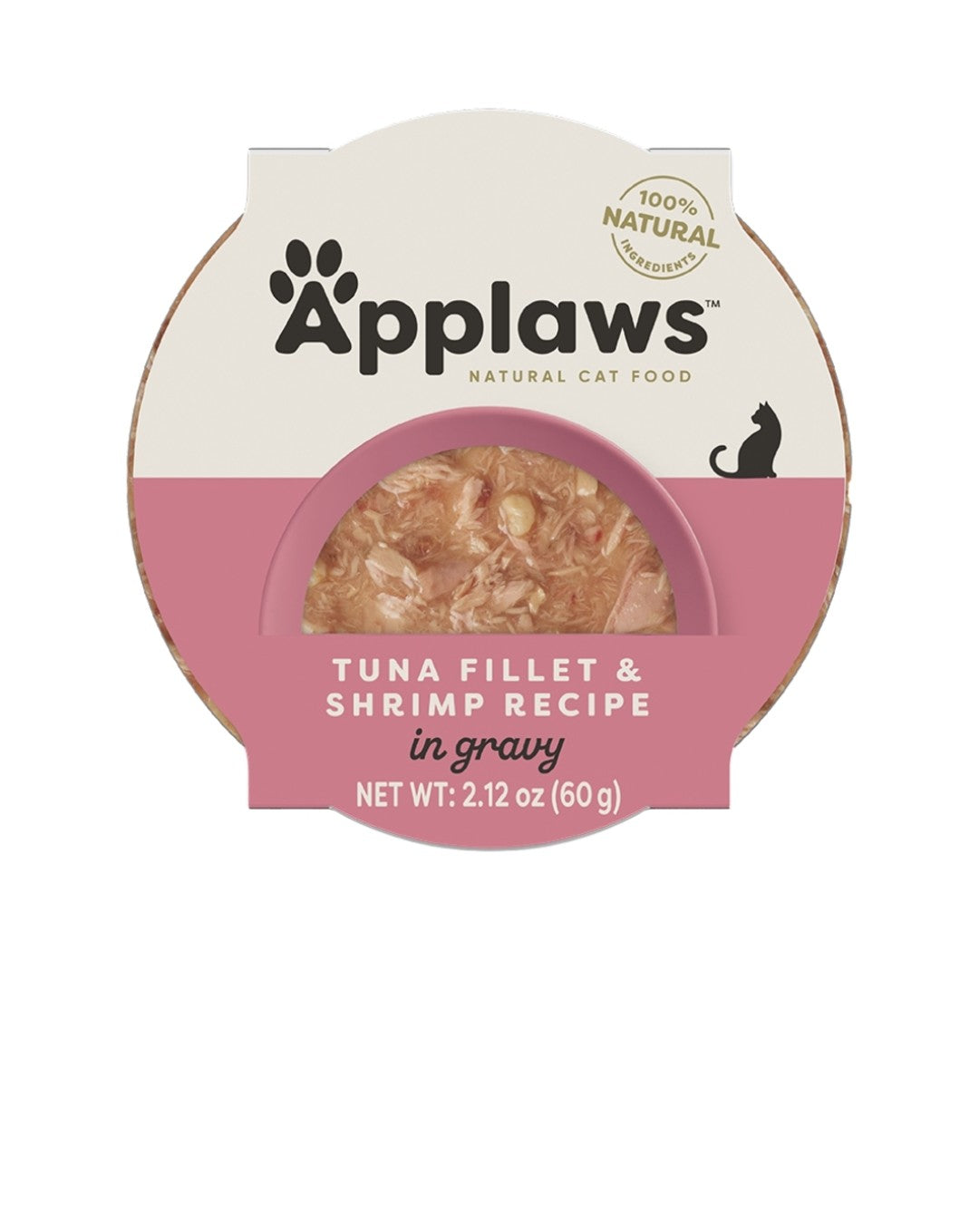 Applaws Cat Grain Free Tuna  Flakes With Shrimp In Gravy 2.12 oz 10 pack