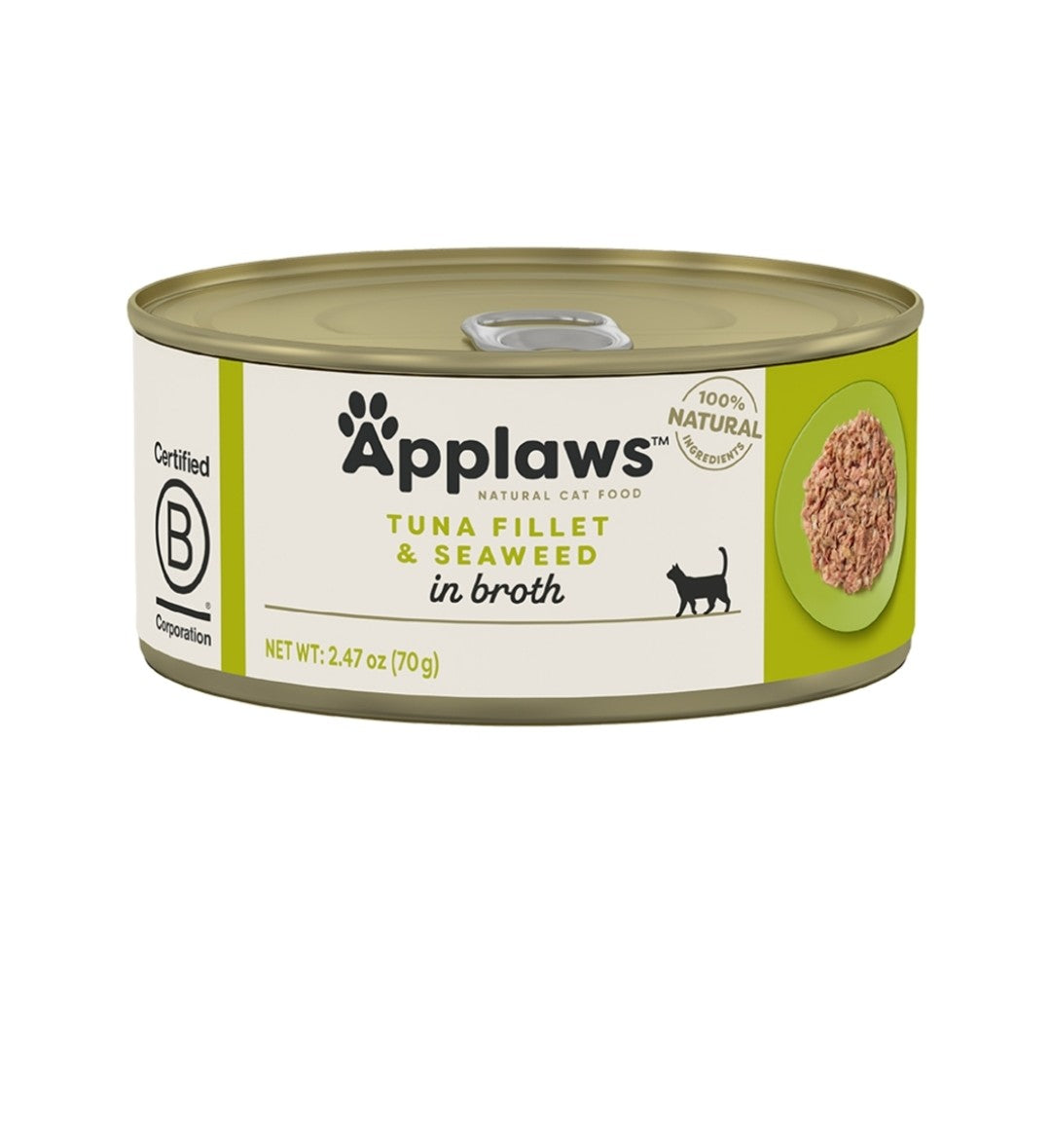 Applaws Cat Tuna Fillet With  Seaweed 2.47 oz