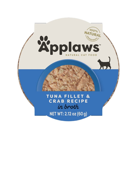 Applaws Cat Tuna With Crab Peel Top 2.12 oz 10 pack